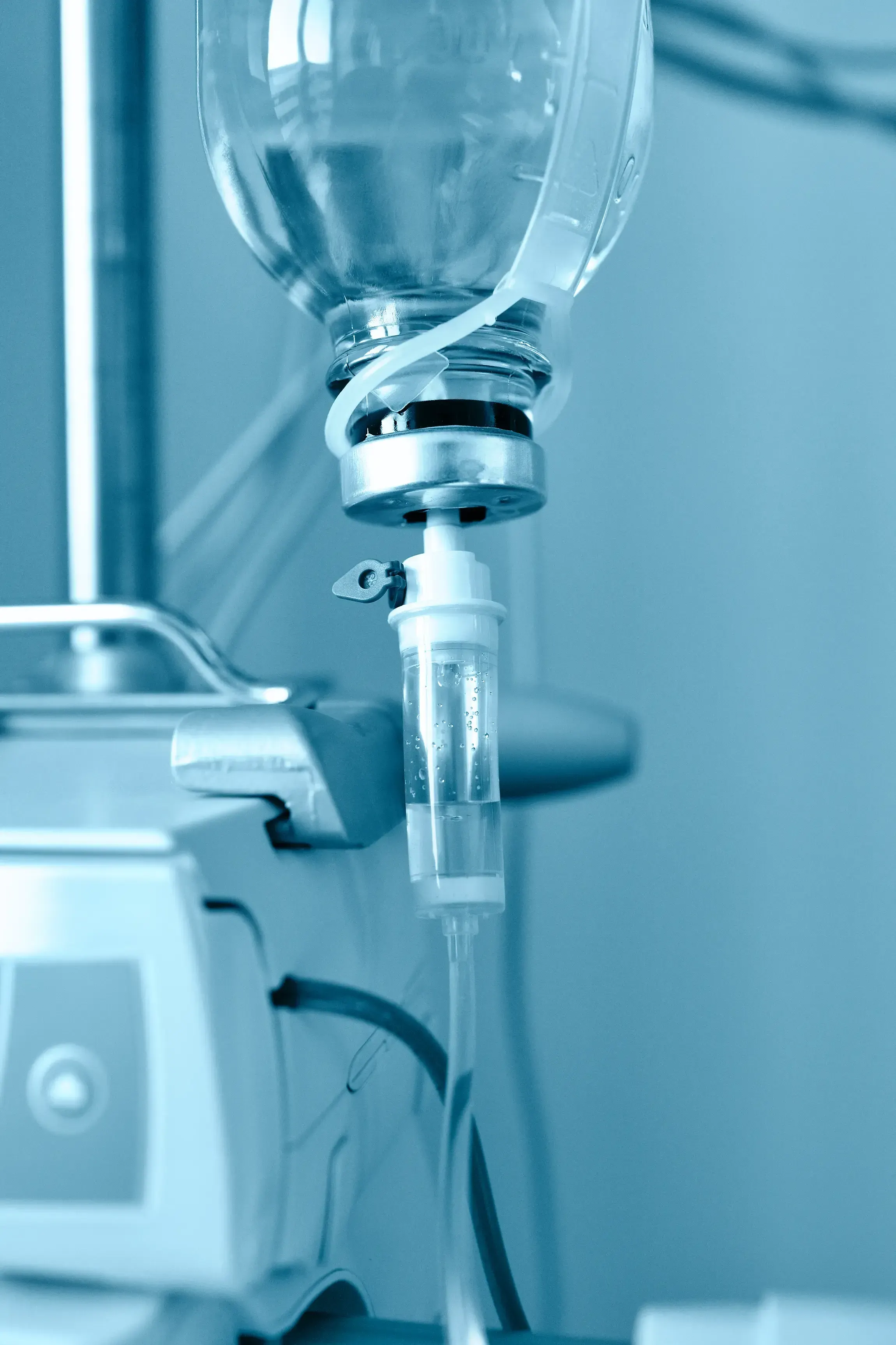 NAD+ IV therapy equipment and infusion setup at West Eastern Health